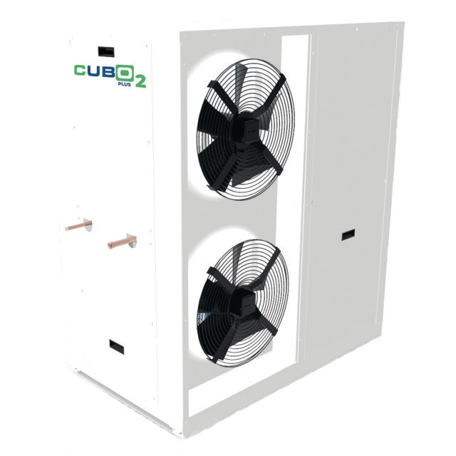 SCM Frigo Cubo2plus UMT 075 VS MTDX CO2 aggregaat met 37L vat en epoxy coating