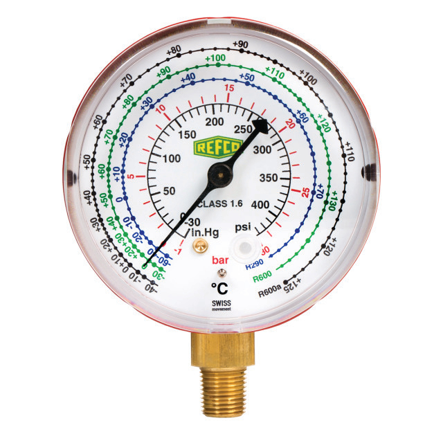 REFCO Manometer M2-500-DS-R290 68mm 1/8" NPT