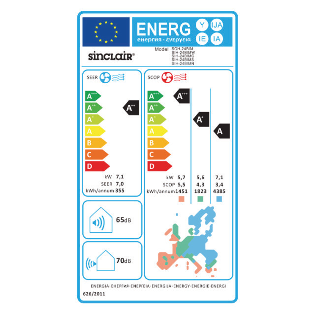 Sinclair Marvin buitenunit SOH-24BIM 7,1/7,3kW