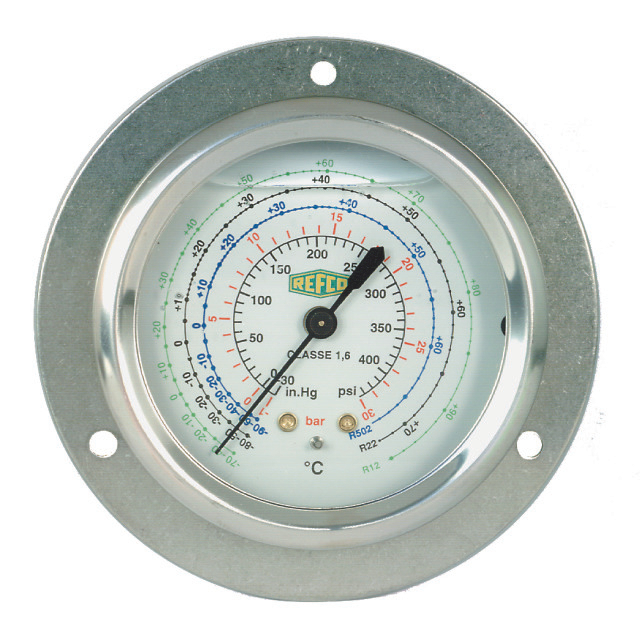 REFCO Manometer ++MR-205-DS-CLIM++ 68mm 1/4" SAE