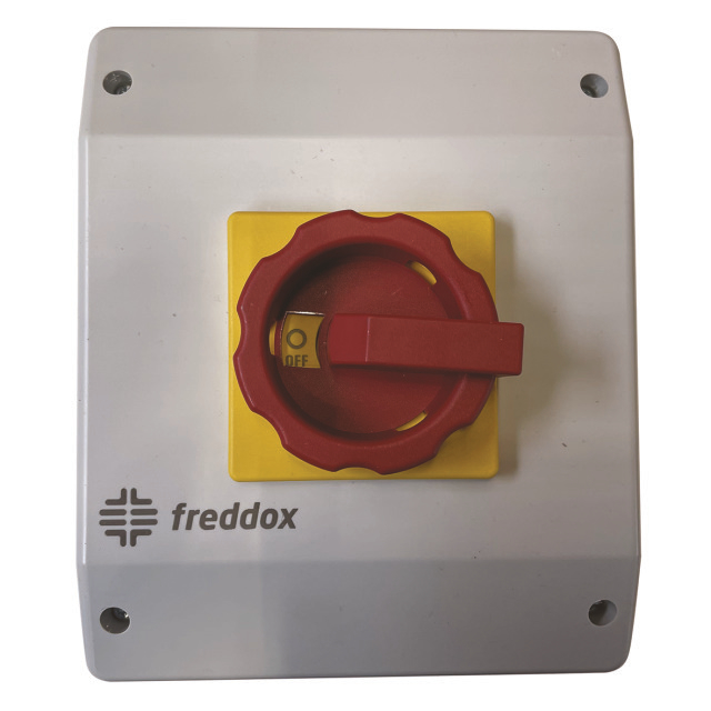 Freddox Werkschakelaar A551589 4P-40A rood/geel