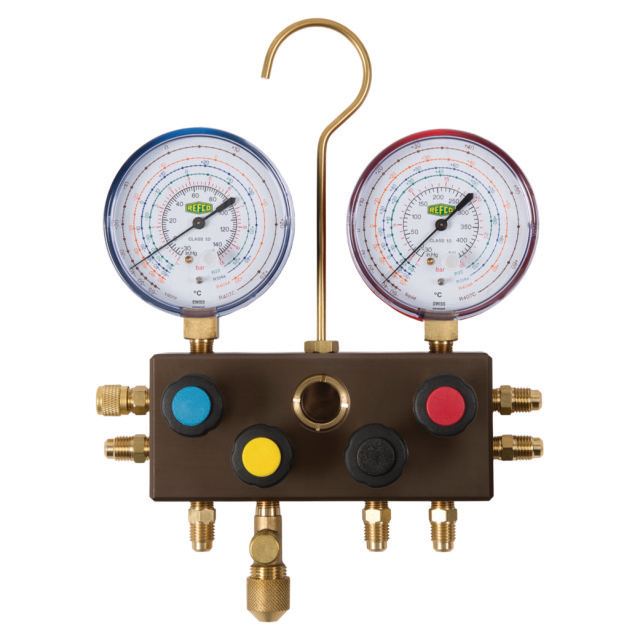 REFCO Meterset SM4-3-DS-R32-R407C-CA 3-weg 3 vulslangen 150cm