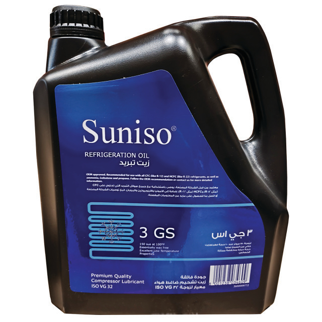 Suniso Mineraal olie 3GS 4 ltr. fles